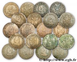 ARDENNES - PRINCIPAUTY OF ARCHES-CHARLEVILLE - CHARLES I OF GONZAGUE Lot de 10 liards, type 2B