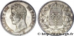5 francs Charles X, 1er type 1826 Strasbourg F.310/17 VZ 