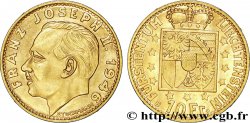 LIECHTENSTEIN - PRINCIPAUTÉ DE LIECHTENSTEIN - FRANÇOIS JOSEPH II 10 franken 1946 Berne SPL 