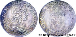 LOUIS XIII Demi-écu, buste drapé et cuirassé (2e buste de Jean Warin) 1643 Paris,  Monnaie du Louvre
