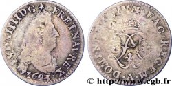 LOUIS XIV LE GRAND OU LE ROI SOLEIL Quadruple sol aux deux L 1693 Paris