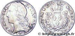 LOUIS XV DIT LE BIEN AIMÉ Dixième d&nbsp;écu aux branches d’olivier, tête ceinte d’un bandeau 1769 Bayonne TB+/TTB