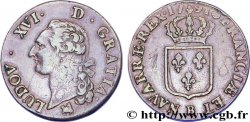 LOUIS XVI (MONARQUE CONSTITUTIONNEL)  Sol dit &nbsp;à l&nbsp;écu&nbsp; 1791 Rouen