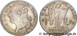LA CONVENTION Demi-écu dit &nbsp;au génie&nbsp;, légende FRANÇOIS 1793 Paris
