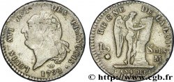 LOUIS XVI 15 sols dit  au génie , type FRANÇOIS 1792 Toulouse BC+