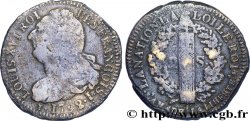 LOUIS XVI (MONARQUE CONSTITUTIONNEL)  2 sols dit  au faisceau , type FRANÇOIS 1792 Clermont-Ferrand TB