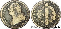 LA CONVENTION 2 sols dit &nbsp;au faisceau&nbsp;, type FRANÇOIS 1793 Marseille