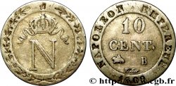 10 cent. à l&nbsp;N couronnée 1809 Rouen F.130/11 BC 