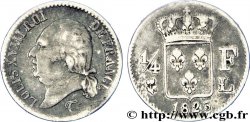 1/4 franc Louis XVIII 1823 Bayonne F.163/27