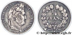 1/4 franc Louis-Philippe 1838 Rouen F.166/70 TTB 