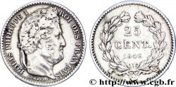 25 centimes Louis-Philippe 1846 Lille F.167/8 VF 