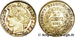20 centimes Cérès, IIe République 1851 Paris F.146/7 SUP 