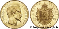 50 francs or Napoléon III, tête nue 1855 Paris F.547/1