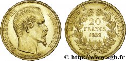 20 francs or Napoléon III, tête nue 1859 Paris F.531/15