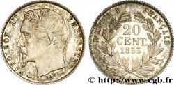 20 centimes Napoléon III, grosse tête, frappe d épreuve 1853 Paris F.147/1