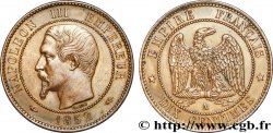 Dix centimes Napoléon III, tête nue 1852 Paris F.133/1