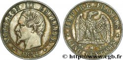 Cinq centimes Napoléon III, tête nue 1854 Marseille F.116/14 XF 
