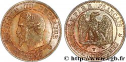 Deux centimes Napoléon III, tête nue 1856 Lille F.107/43