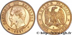 Deux centimes Napoléon III, tête nue 1857 Paris F.107/44 SUP 