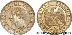 Un centime Napoléon III, tête nue 1853 Paris F.102/1 SUP 