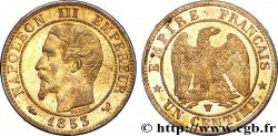 Un centime Napoléon III, tête nue 1853 Lille F.102/8