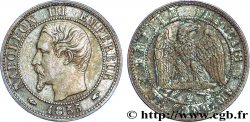 Un centime Napoléon III, tête nue, différent levrette 1855 Paris F.102/15 TTB 