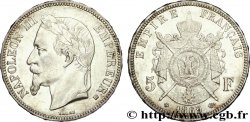 5 francs Napoléon III, tête laurée 1869 Strasbourg F.331/15