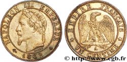 Un centime Napoléon III, tête laurée 1862 Paris F.103/4 BB 