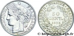 50 centimes Cérès, Troisième République 1873 Paris F.189/5 TTB 