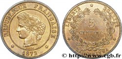 5 centimes Cérès, petit A 1872 Paris F.118/5 SUP 