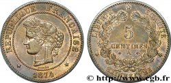 5 centimes Cérès 1874 Paris F.118/9 VZ 