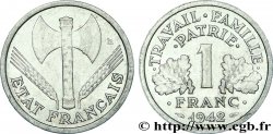 1 franc Francisque, lourde 1942  F.222/2