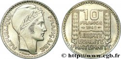 10 francs Turin, grosse tête, rameaux longs 1945  F.361/2 SUP 