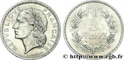 5 francs Lavrillier, aluminium, 9 fermé 1949  F.339/17