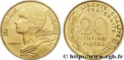 20 centimes Marianne 1963 Paris F.156/3 TTB 