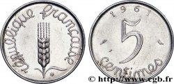 5 centimes épi 1961  F.124/3 SUP 
