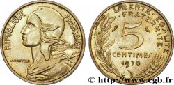 5 centimes Marianne 1970 Paris F.125/6 EBC 
