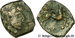 GALLIA - SOUTH WESTERN GAUL - RUTENI (Area of Rodez) Drachme au cheval, “COVRANTILLOS”, fourrée, S. 458 XF/VF