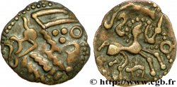 AULERQUES ÉBUROVICES (Région d Évreux) Denier d argent scyphate dit au sanglier