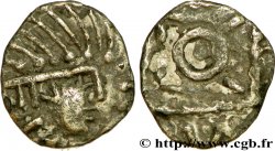 ANGLO-SAXONS Sceat à la tête en porc-épic à droite, VERNVS, groupe 1c TTB/TB+