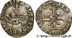 HENRY V OF LANCASTER Double tournois ou niquet dit  Léopard  30/11/1421 Rouen VF