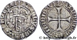 CHARLES VII LE VICTORIEUX Petit blanc au K ou des  gens d armes  4/12/1431 Tours