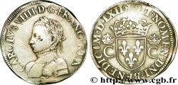 CHARLES IX Teston, 2e type 1562 Nantes XF