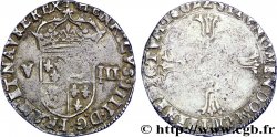HENRI IV LE GRAND Huitième d&nbsp;écu du Dauphiné 1602 Grenoble TTB/TB+