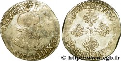 LOUIS XIII LE JUSTE Demi-franc, tête nue enfantine au col fraisé 1616 Paris TB+/TTB
