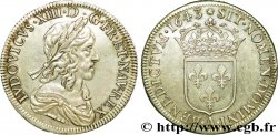 LOUIS XIII  Demi-écu, buste drapé et cuirassé (2e buste de Jean Warin) 1643 Paris, Monnaie de Matignon