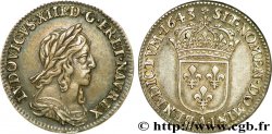 LOUIS XIII LE JUSTE Douzième d écu, buste drapé et cuirassé (2e buste de Jean Warin) 1643 Paris, Monnaie de Matignon TTB+/SUP