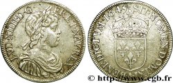 LOUIS XIV  THE SUN KING  Demi-écu à la mèche courte 1645 Paris, Monnaie du Louvre SS