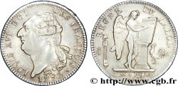 LOUIS XVI Écu dit  au génie , type FRANÇOIS 1792 Paris SS/fVZ