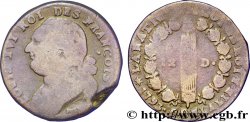LA CONVENTION 12 deniers dit  au faisceau , type FRANÇOIS 1793 Pau B